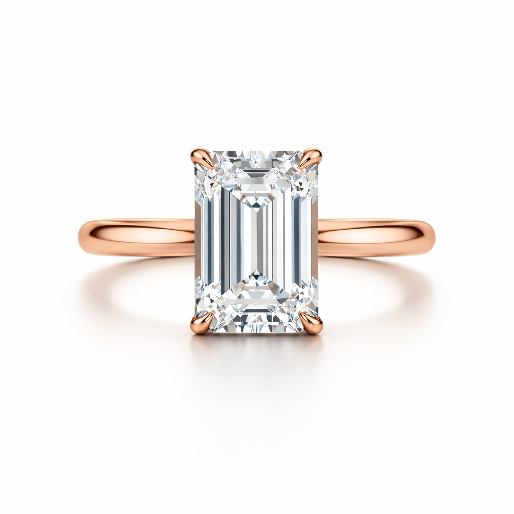 Emerald Cut Engagement Ring