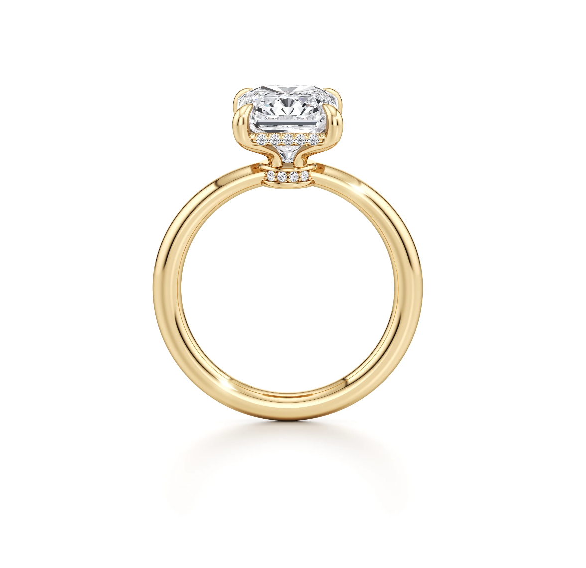 Radiant Cut Diamond Engagement Ring