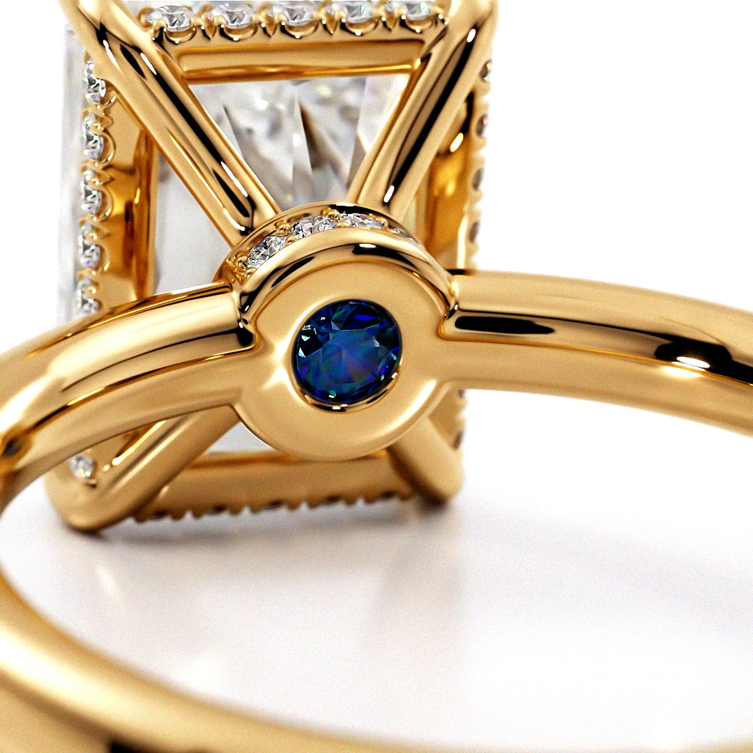 Radiant Cut Diamond Engagement Ring