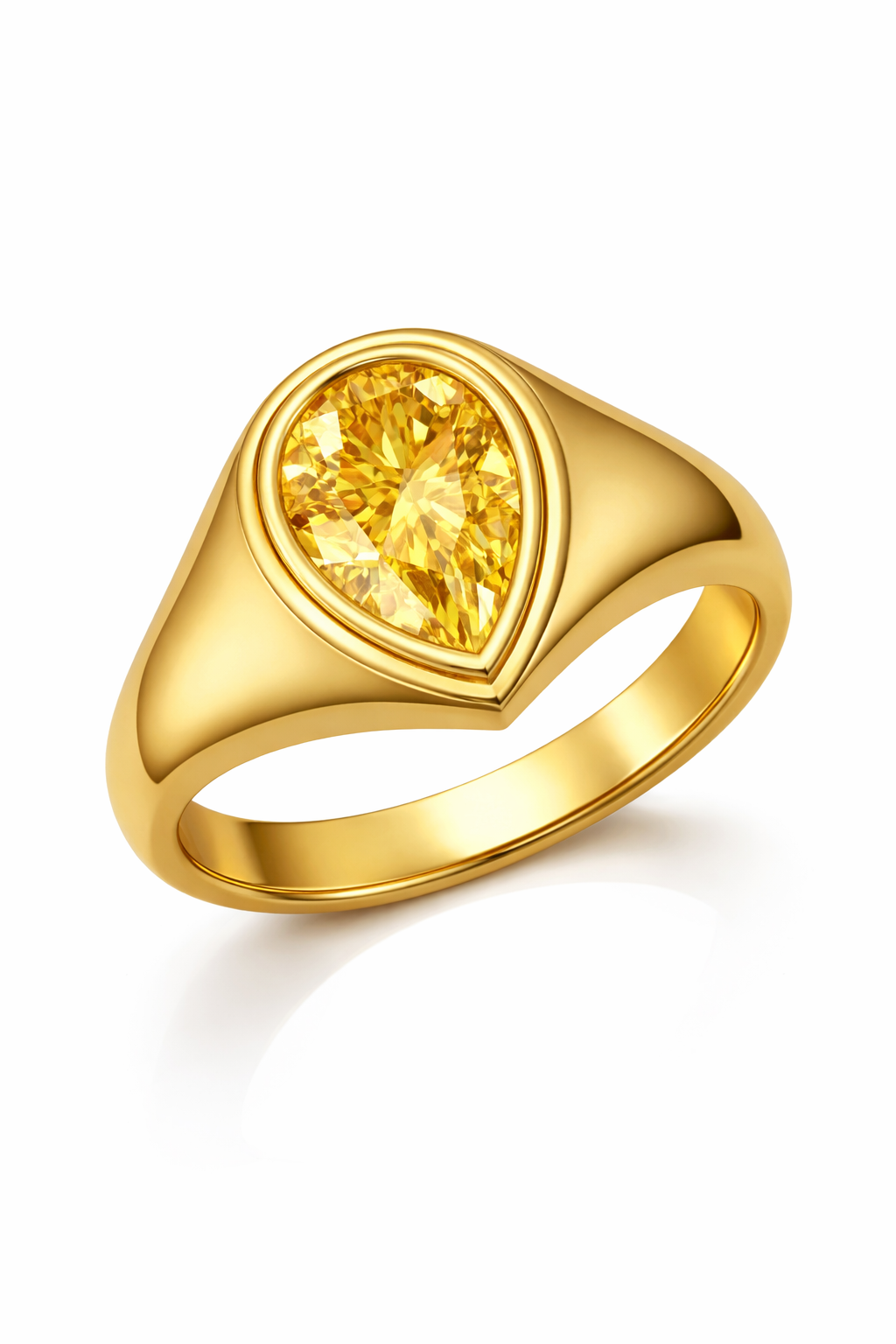 Bezel Diamond Rings