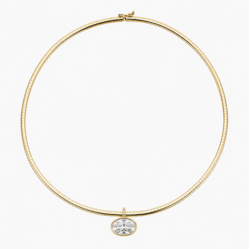 The Élan 4ct Diamond Omega Necklace