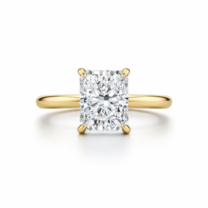 Radiant Cut Diamond Engagement Ring