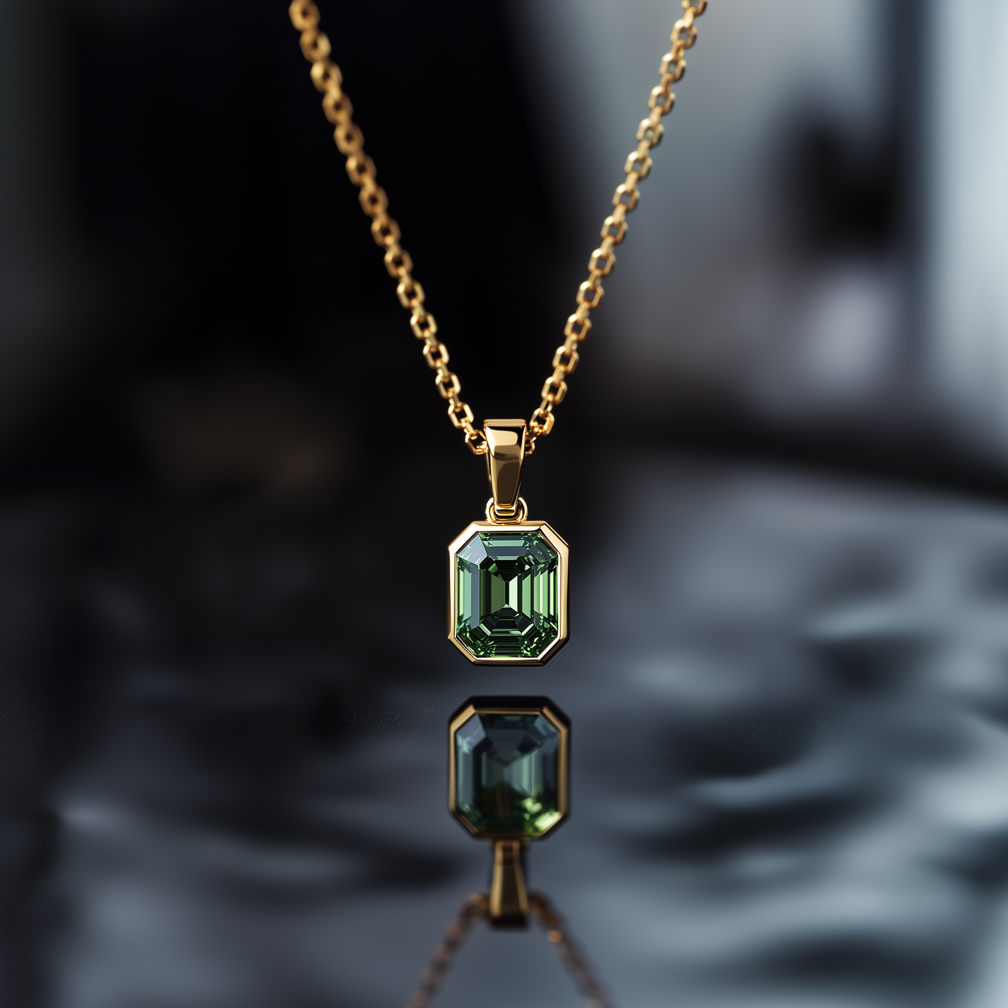 Green Diamond Pendant
