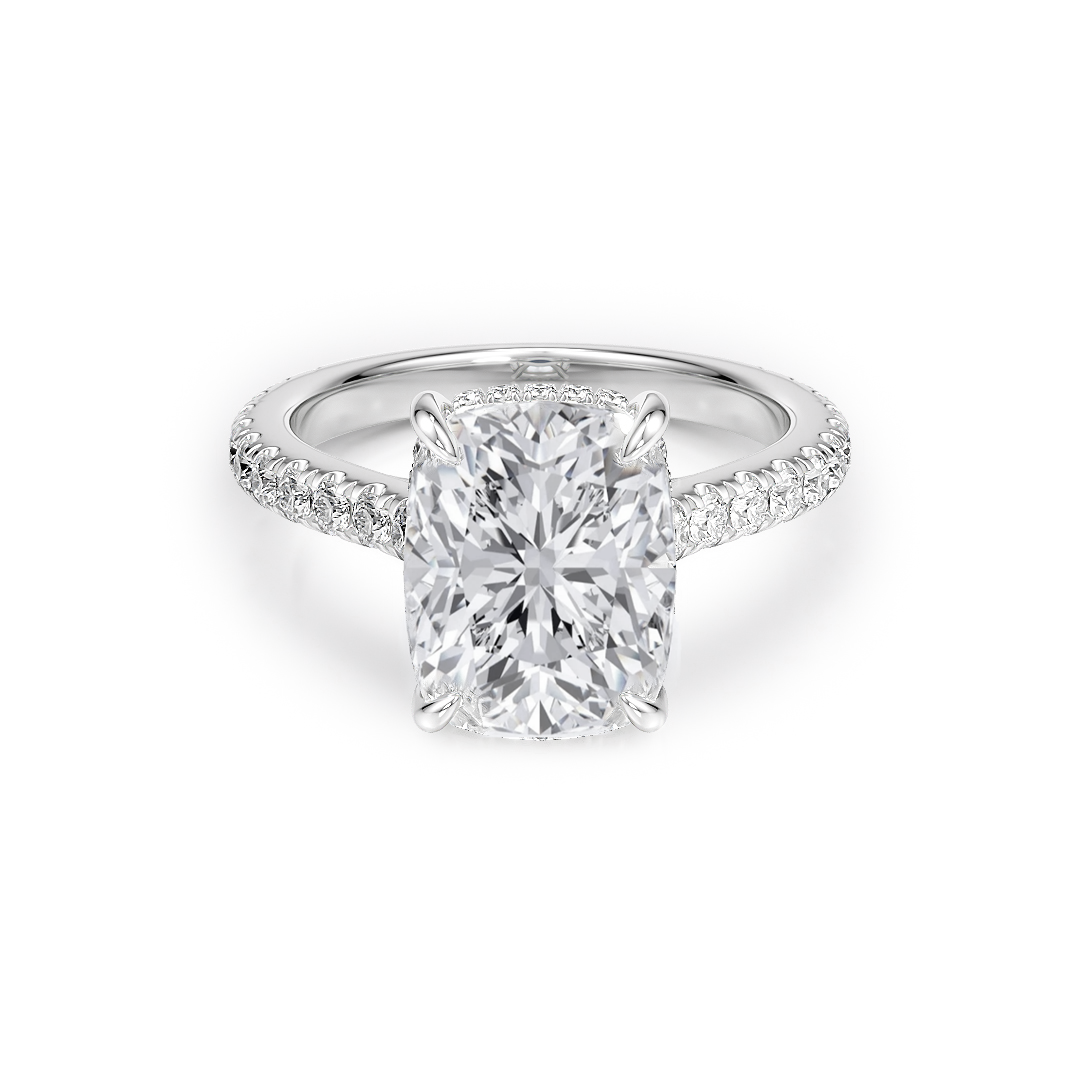 Signature Elongated Cushion Brilliant Engagement Ring