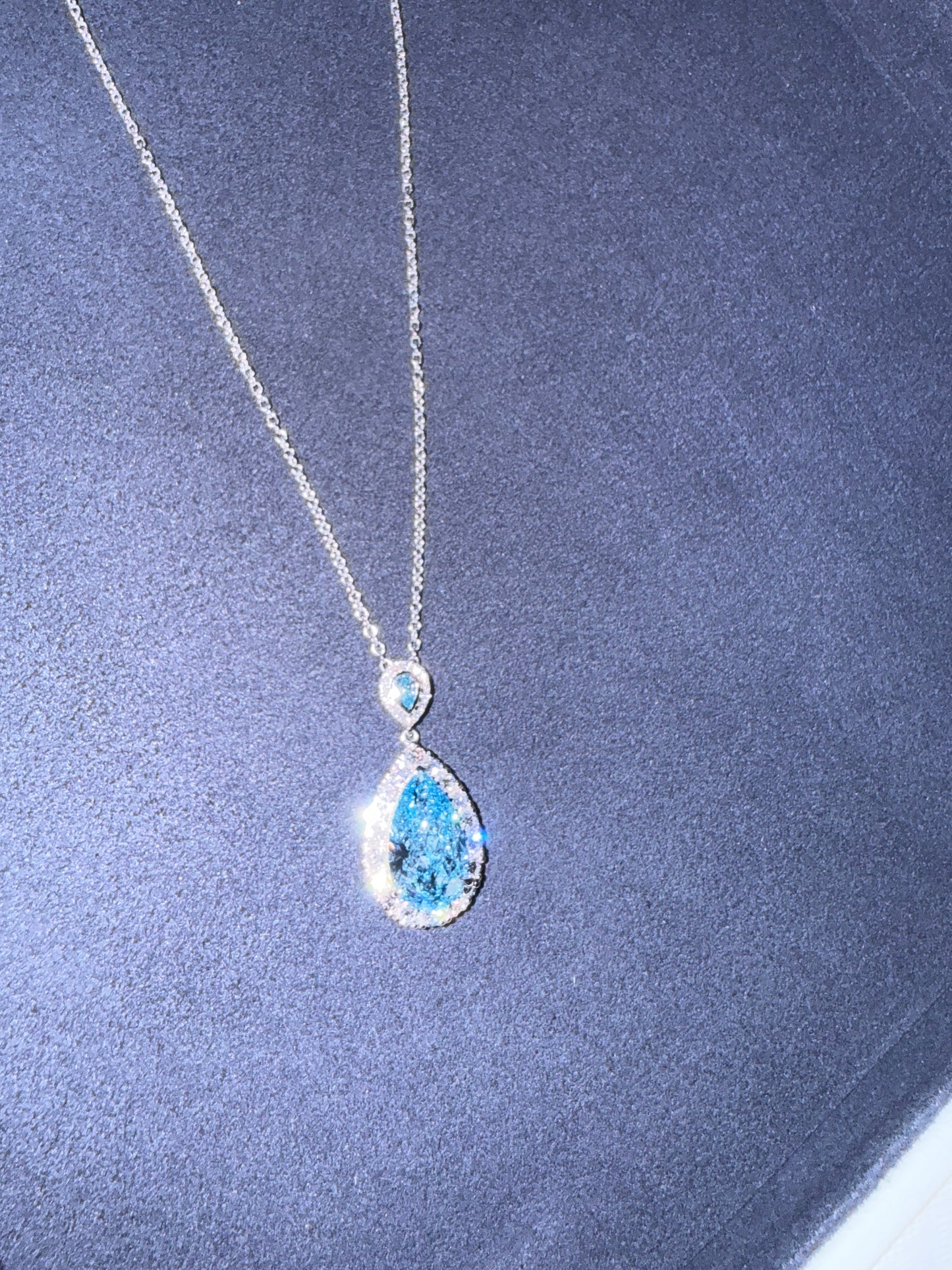 Blue Diamond Pendant