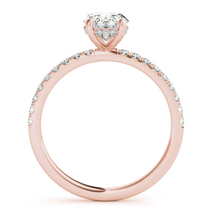 Ivy Oval Hidden Halo Engagement Ring
