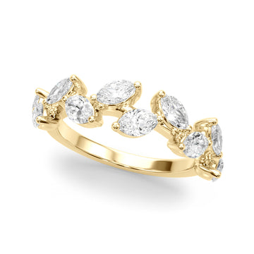 Cosette Leaf-inspired Nature Wedding Band