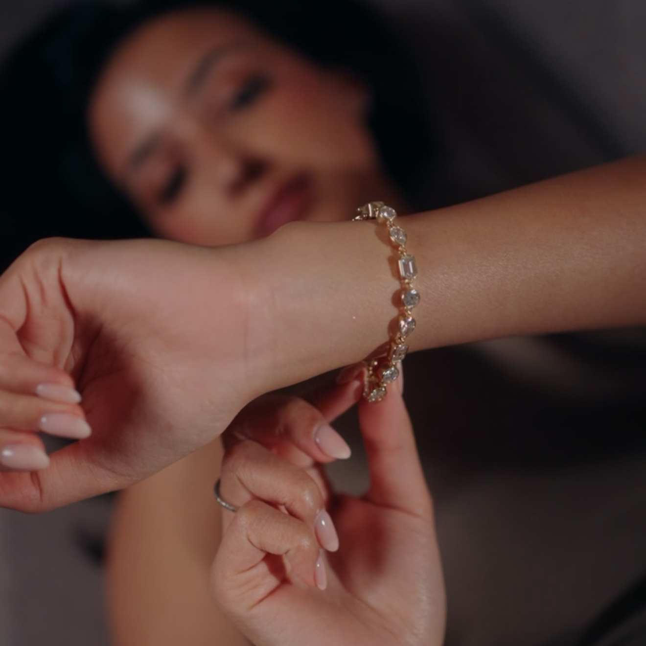 Ligne Royale Diamond Bracelet – 13ct Bezel-Set Mixed Cut dDiamonds