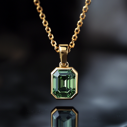 Green Diamond Pendant