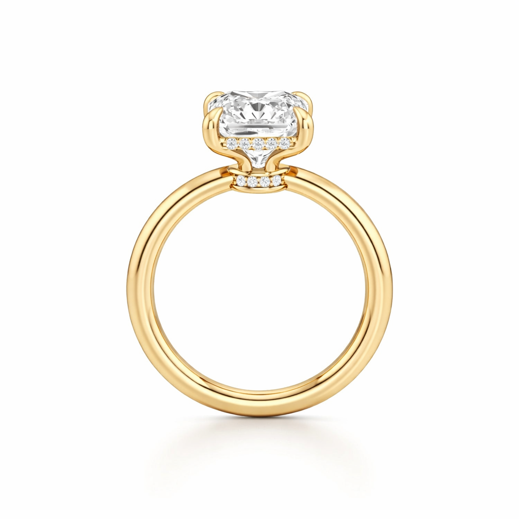 Radiant Cut Diamond Engagement Ring