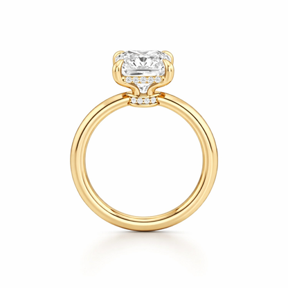 Radiant Cut Diamond Engagement Ring