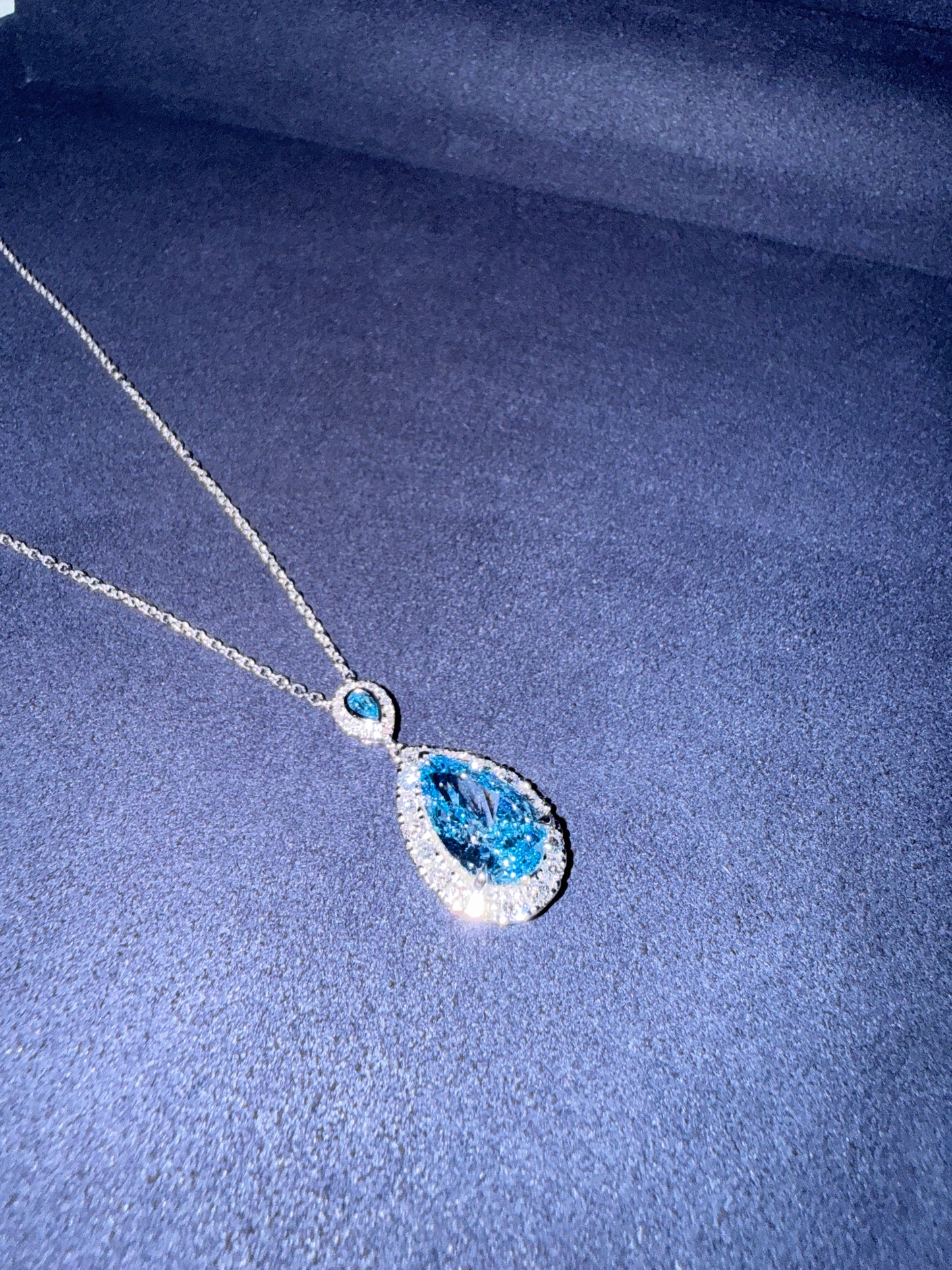 Blue Diamond Pendant