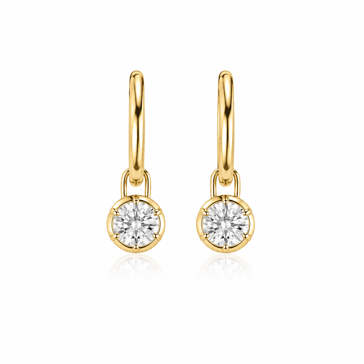 LeBlanc Étoile Solitaire Hoops
