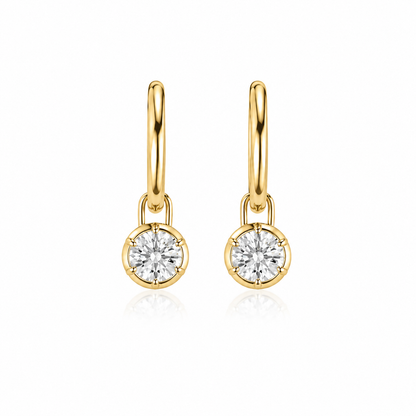 LeBlanc Étoile Solitaire Hoops