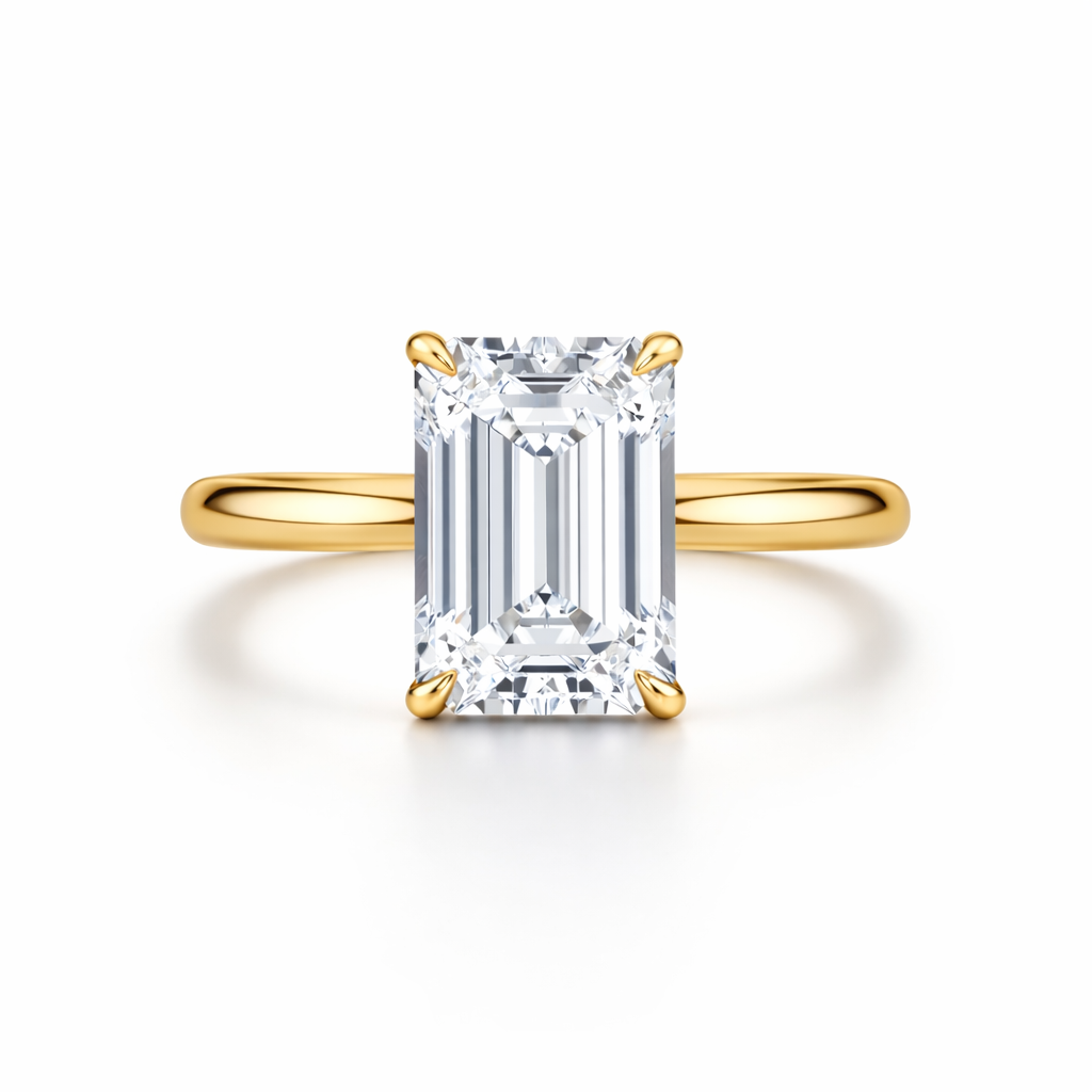 Emerald Cut Engagement Ring