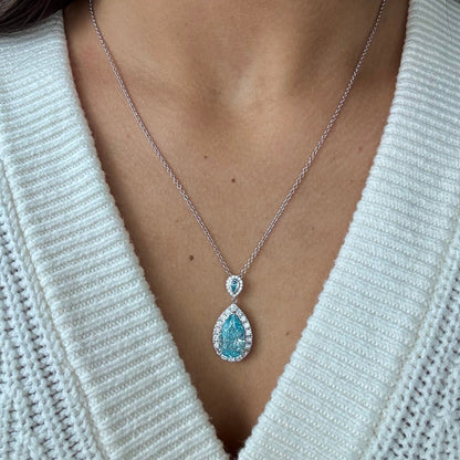 Blue Diamond Pendant
