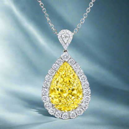 Yellow Diamond Pendant