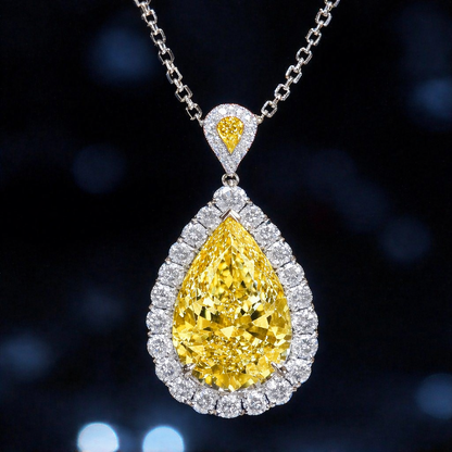 Yellow Diamond Pendant