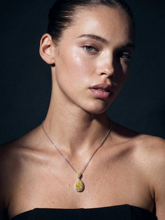 Yellow Diamond Pendant