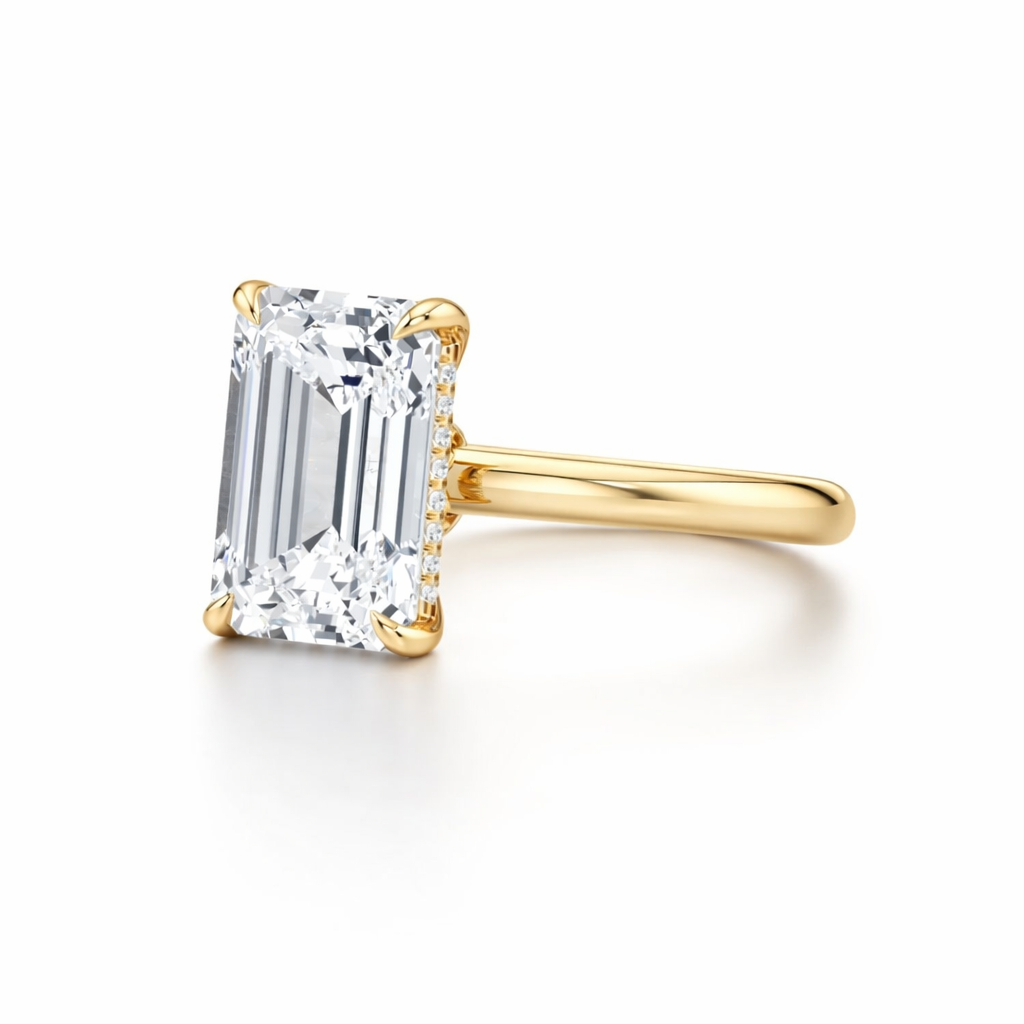 Emerald Cut Engagement Ring