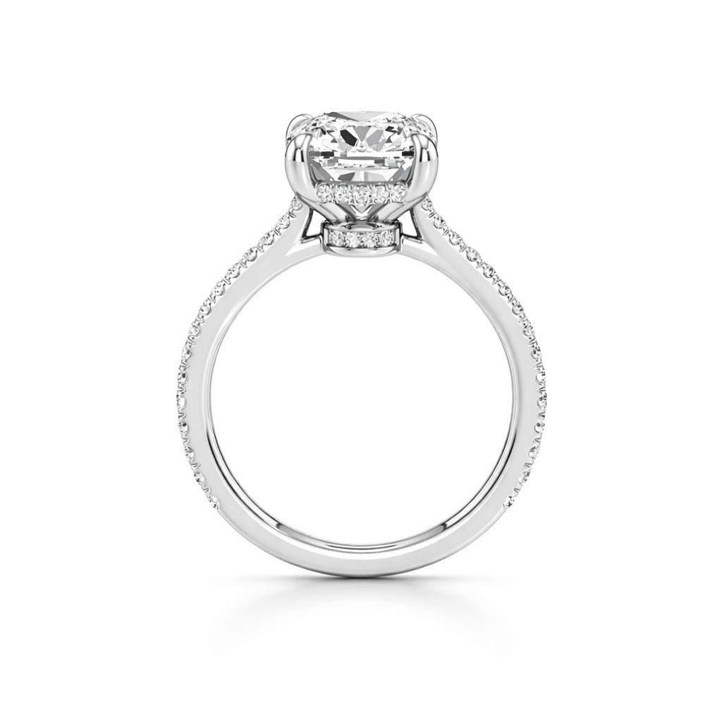Signature Elongated Cushion Brilliant Engagement Ring