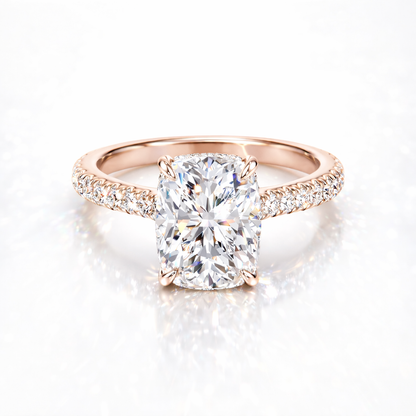 Signature Elongated Cushion Brilliant Engagement Ring