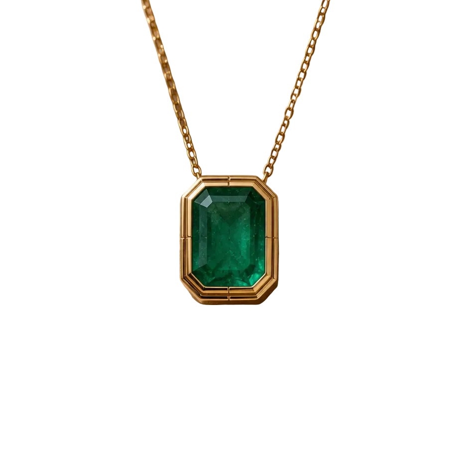 The Sovereign Emerald Pendant