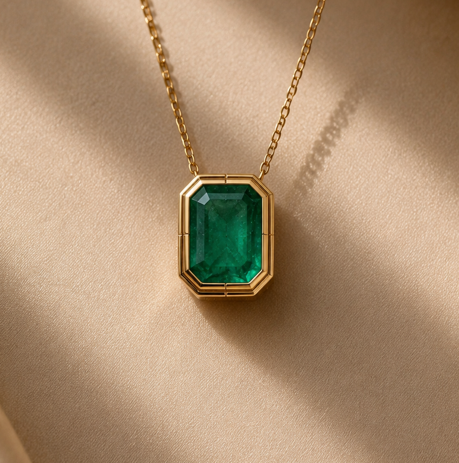 The Sovereign Emerald Pendant