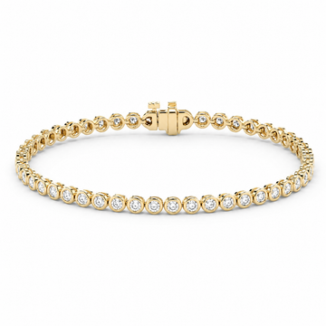 Bracelet de tennis Éloise Bezel
