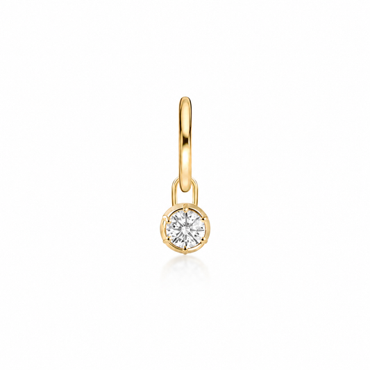 LeBlanc Étoile Solitaire Hoops