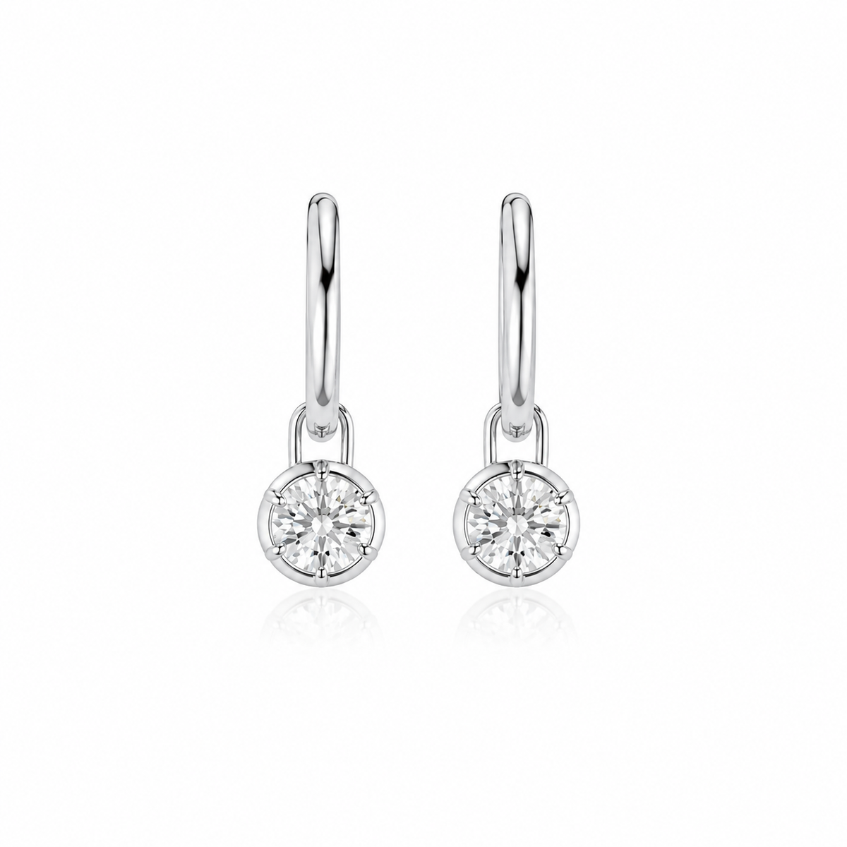 LeBlanc Étoile Solitaire Hoops