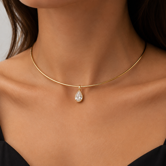 Icon Pear Diamond Pendant