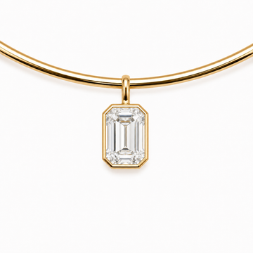 The Émeraude Collier | 5.00 CT Emerald-Cut Diamond