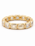 Bague éternité émeraude sertie clos