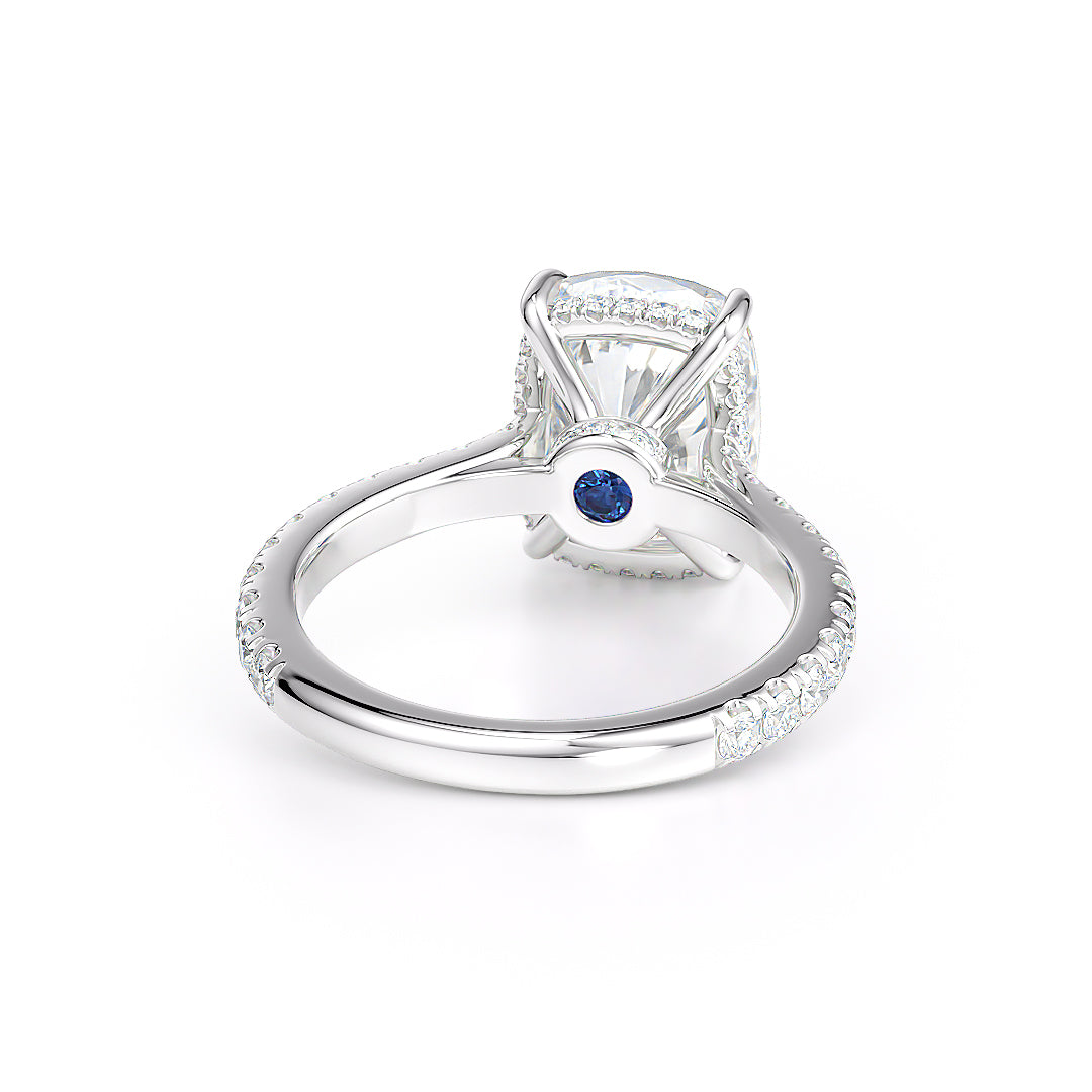 Signature Elongated Cushion Brilliant Engagement Ring