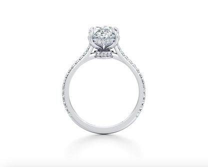Signature Elongated Cushion Brilliant Engagement Ring