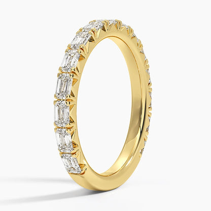 Nathalie Emerald Cut Lab Diamond Ring (7/8 ct. tw.) in 14K Yellow Gold (Test)