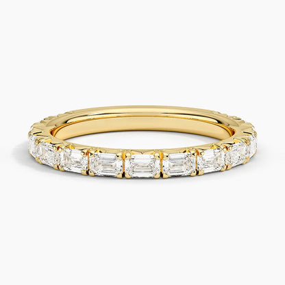 Nathalie Emerald Cut Lab Diamond Ring (7/8 ct. tw.) in 14K Yellow Gold (Test)
