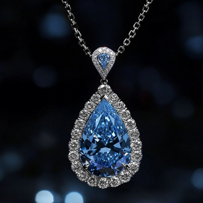 Blue Diamond Pendant