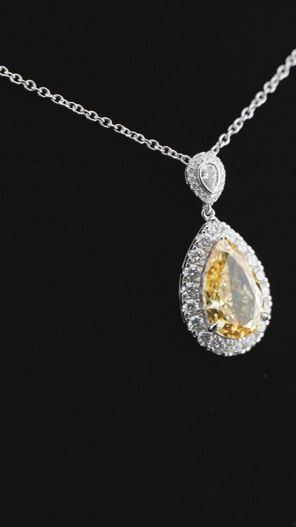Yellow Diamond Pendant