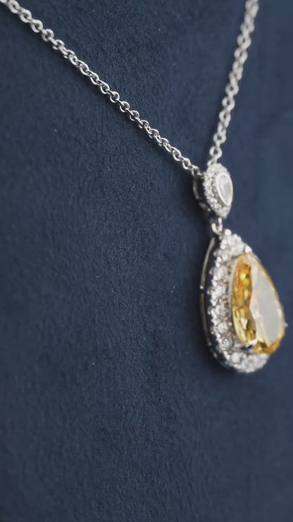 Yellow Diamond Pendant