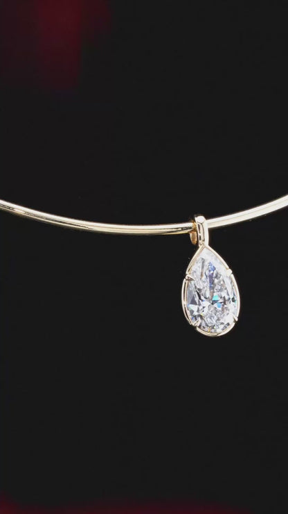 Icon Pear Diamond Pendant