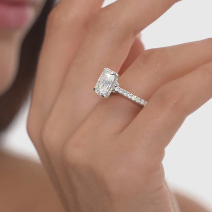 Signature Elongated Cushion Brilliant Engagement Ring