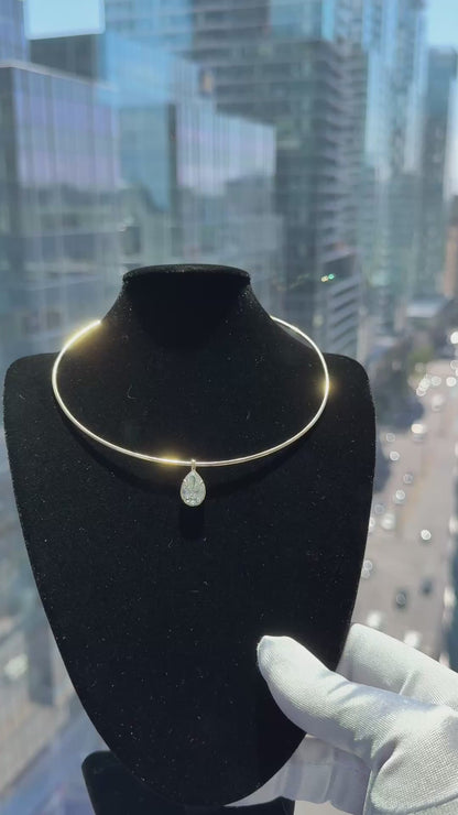Icon Pear Diamond Pendant