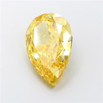 Exquisite 5ct Yellow Diamond Pendant Necklace in 18K Yellow Gold